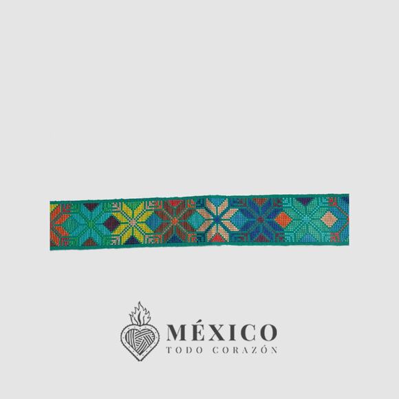 Mexican Folkloric belt day of the dead 5 de Mayo colorfull mexico todo corazon - Picture 4 of 4